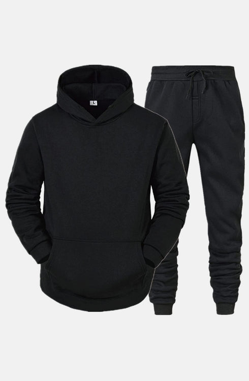 Child Plain Pullover Tracksuit